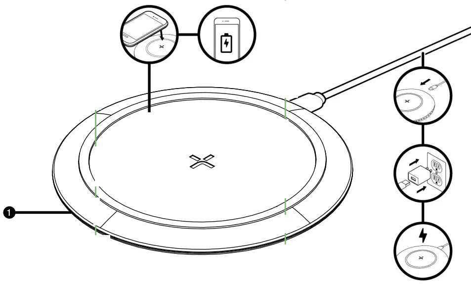 TYLT IC3856 Wireless Charging Pad