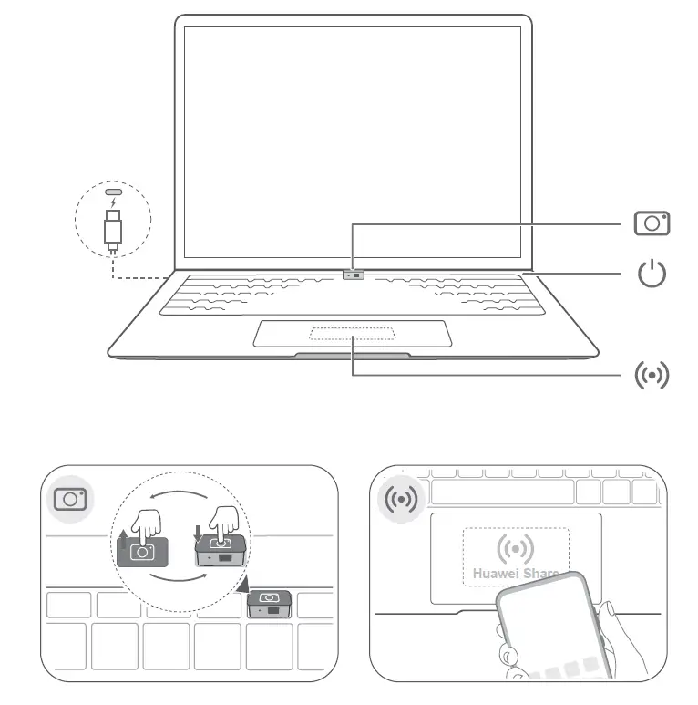 HUAWEI-KLVD-WDH9-Matebook-14-Core-i5-Ram-8GB-Laptop-FIG-1
