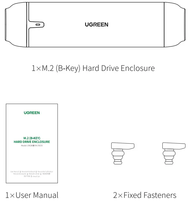 UGREEN CM298 USB Adaptor - Package content