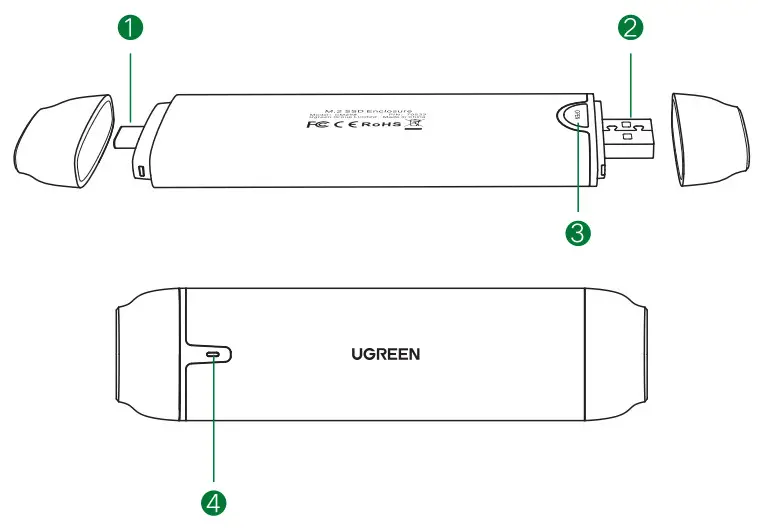UGREEN CM298 USB Adaptor - Product details