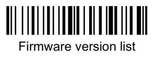 FIG 5 Firmware version list