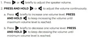 FIG 11 Adjust Volume