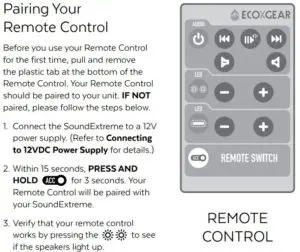 FIG 21 Pairing Your Remote Control
