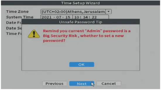 PNI IP716 Video Surveillance Recorder 1 Steps to follow B