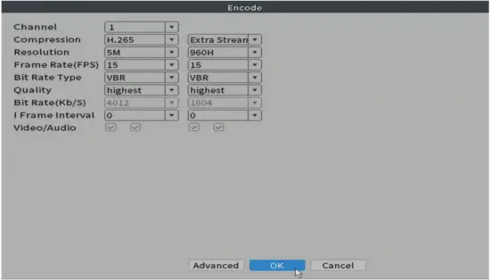 PNI IP716 Video Surveillance Recorder 10 Encode