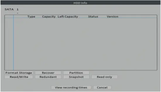 PNI IP716 Video Surveillance Recorder 20 HDD info