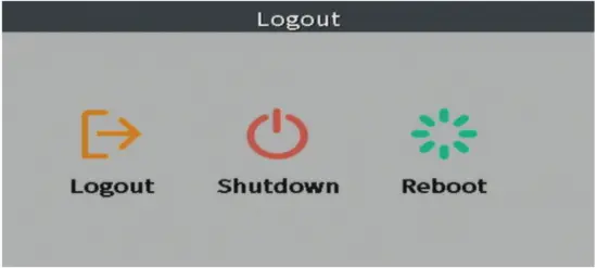 PNI IP716 Video Surveillance Recorder 39 Logout