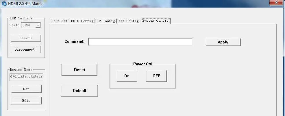 WolfPack 4x4 HDMI2 0 Matrix Support 4K@60hz YUV444 18Gbps HDR - Software control 7