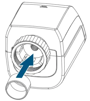 homematic 2163229 IP Wireless Thermostatic Radiator Valve - Mounting with support ring