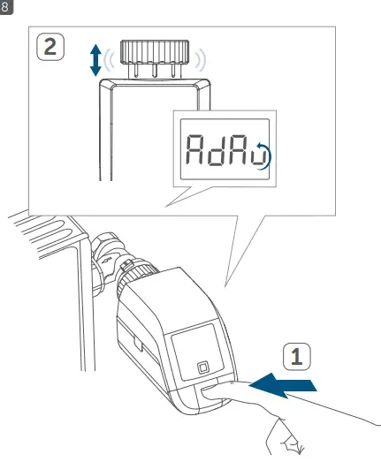 homematic 2163229 IP Wireless Thermostatic Radiator Valve - parts 8