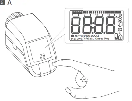 homematic 2163229 IP Wireless Thermostatic Radiator Valve - parts 9a
