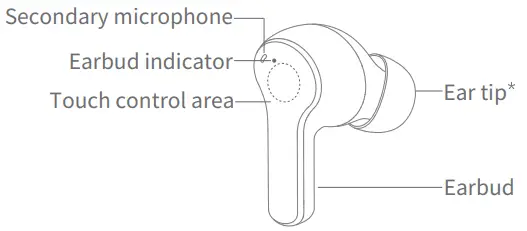 HONOR SP1510 True Wireless Stereo Earbuds - FIG 2