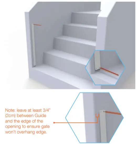 Perma 2727 71 Inch Wide By 41 Inch Tall Retractable Baby Gate - OPENING OR DOORWAY 1