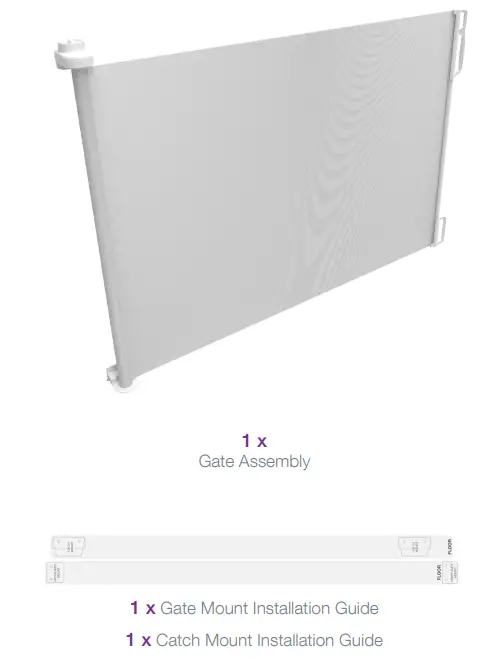 Perma 2727 71 Inch Wide By 41 Inch Tall Retractable Baby Gate - PARTS