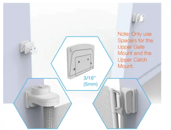 Perma 2727 71 Inch Wide By 41 Inch Tall Retractable Baby Gate - SKIRTING OR BASEBOARD