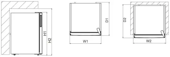vestfrost VCF1084 TT REFRIGERATOR Fridge Freezer - fig20