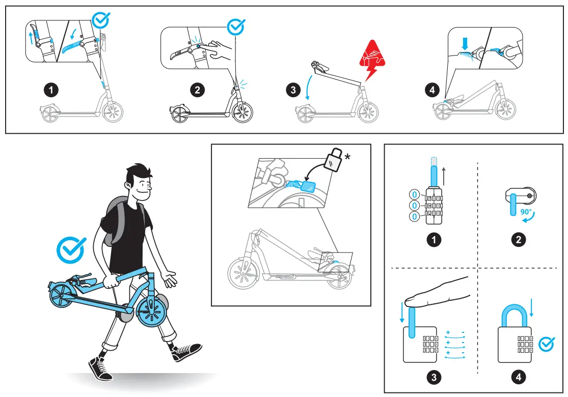 OXELO R900E Durable Electric Scooter - 9