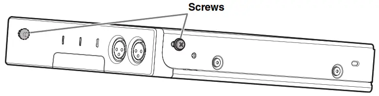 YAMAHA RM CR Signal Processing System - included screws