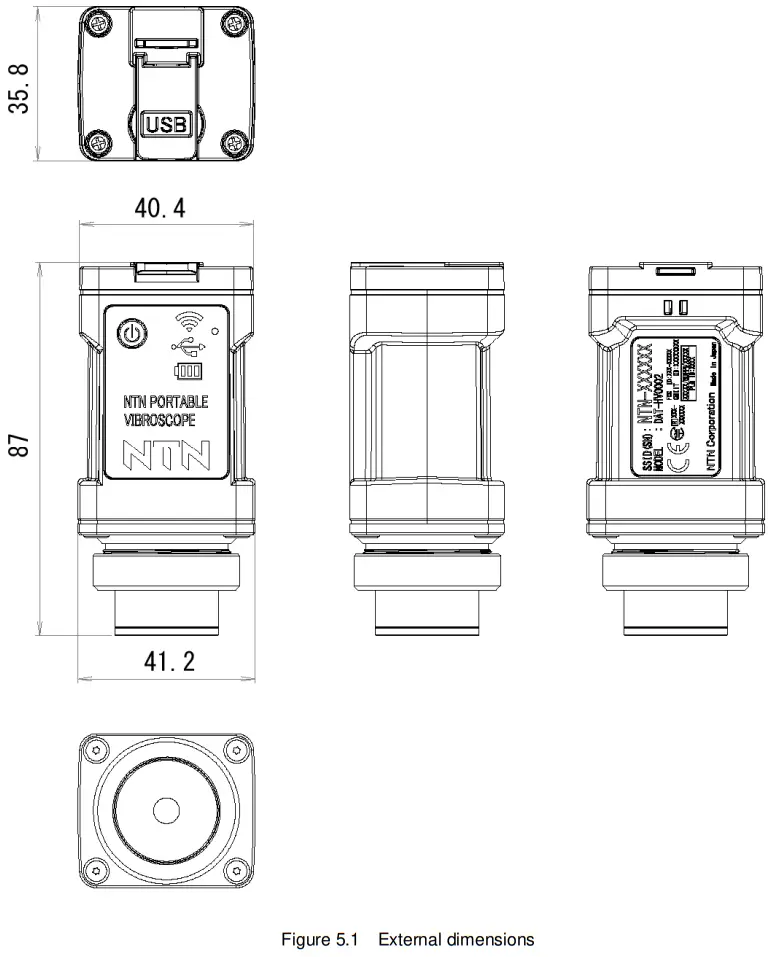 HV0002 NTN PORTABLE VIBROSCOPE - FIG 62