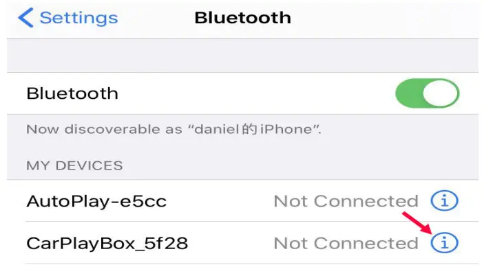 Shenzhen Huimei Shangpin Technology HMSP-700 Wireless CarPlay Adapter - Bloutooth3