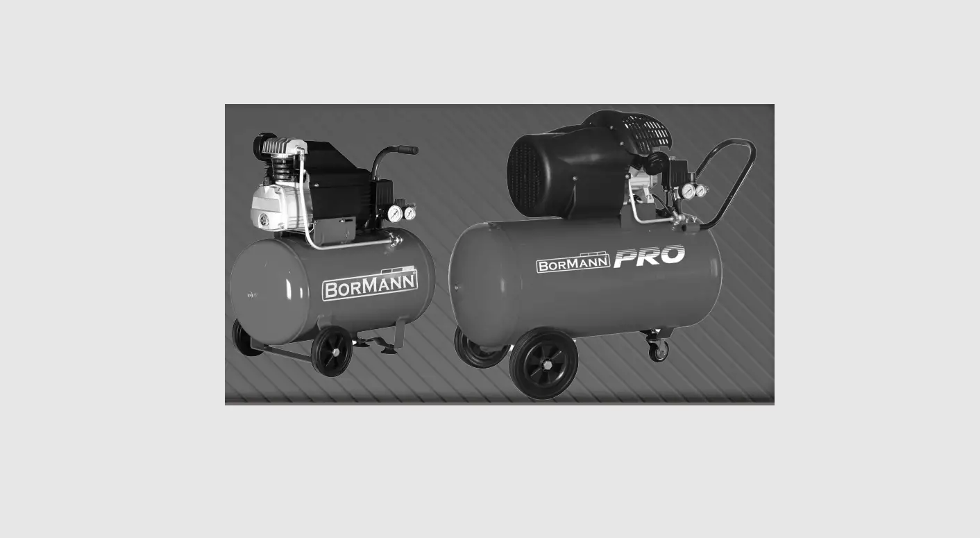 Bormann Bat5030 Oil Air Compressor Instruction Manual