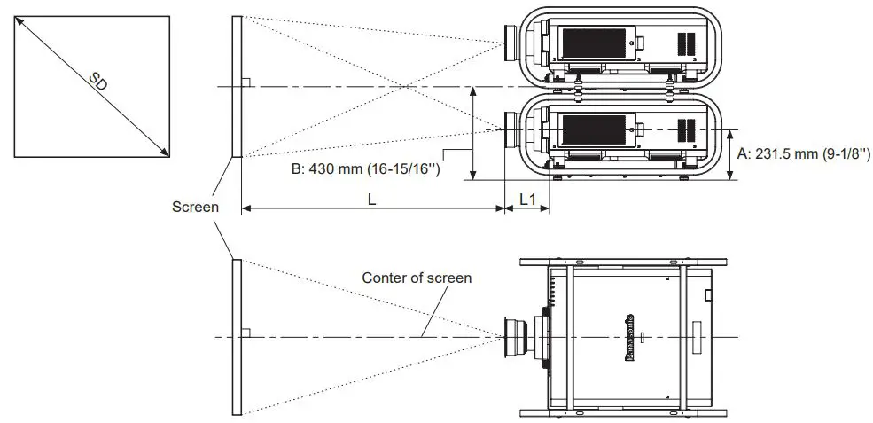 Panasonic-ET-PFD510-Projector-Frame-FIG3