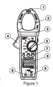 UNI-T UT205A+ 1000A Clamp Meter User Manual - Figure 1