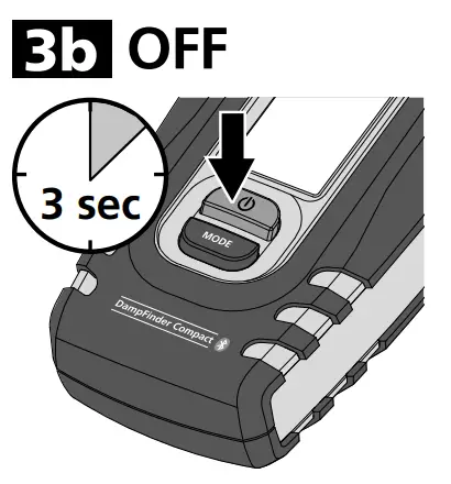 Laserliner 082 017 DampFinder Compact Plus Moisture Meter Temperature Reading - display 1