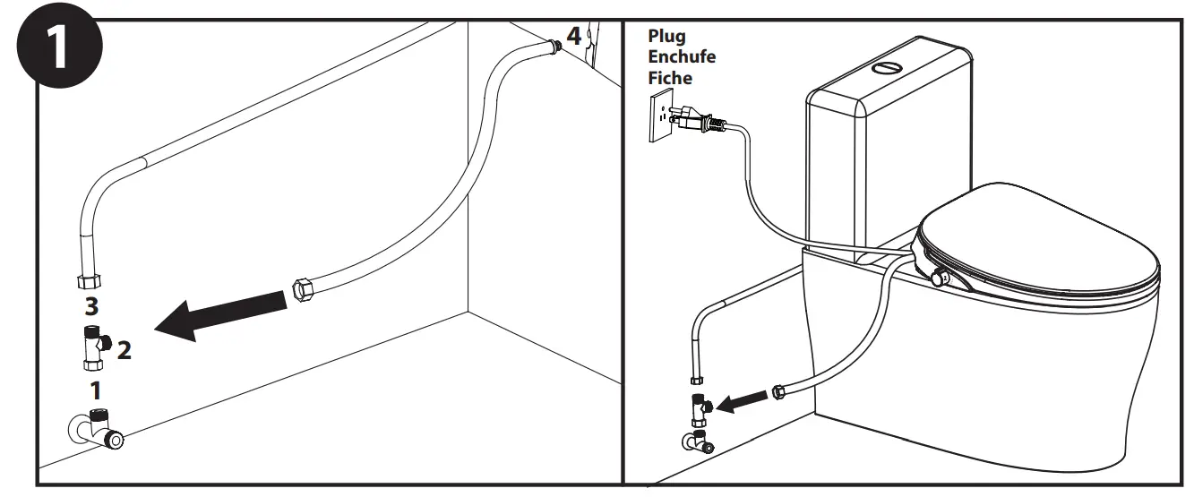 MOEN EB800-E eBidet Bidet Seat Installation fig 17