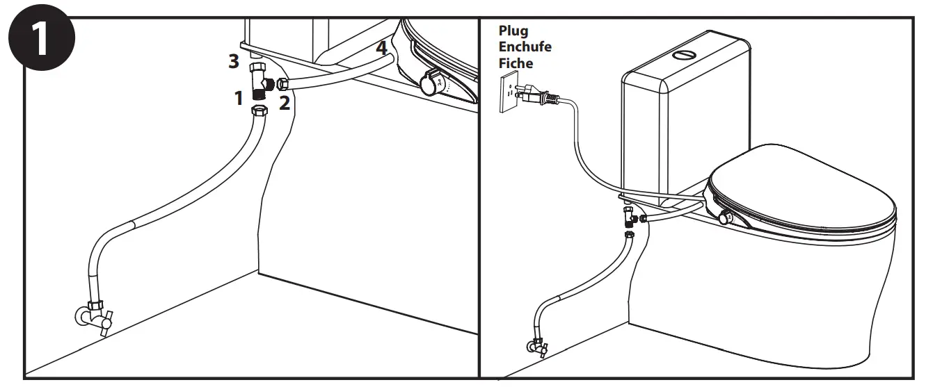 MOEN EB800-E eBidet Bidet Seat Installation fig 18