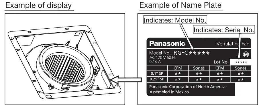 Panasonic RG-C1315A Ventilating Fan - fig30