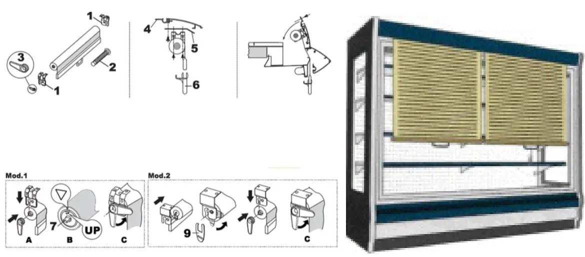 ggmgastro WTKSE VERTICAL TYPE CABINET - fastener