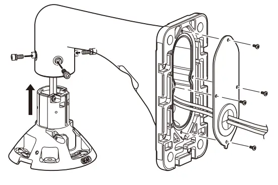 Pansonic Wall Mount Bracket - Recommended tightening