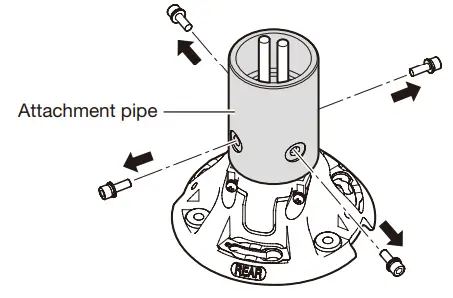 Pansonic Wall Mount Bracket - Remove the attachment