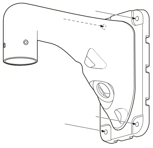 Pansonic Wall Mount Bracket - access hole
