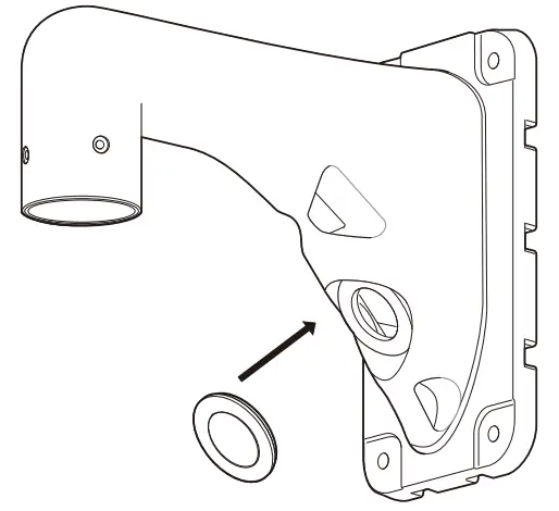 Pansonic Wall Mount Bracket - cable access hole