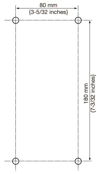 Pansonic Wall Mount Bracket - diagram