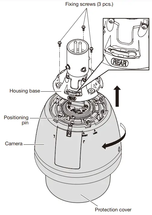 Pansonic Wall Mount Bracket - housing base2