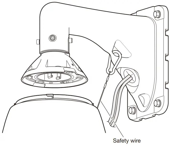 Pansonic Wall Mount Bracket - wire hook section