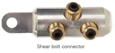 EATON CA650007EN Cooper Power Series 600 A 15 kV and 25 kV Class Deadbreak Accessories - Shear bolt connector