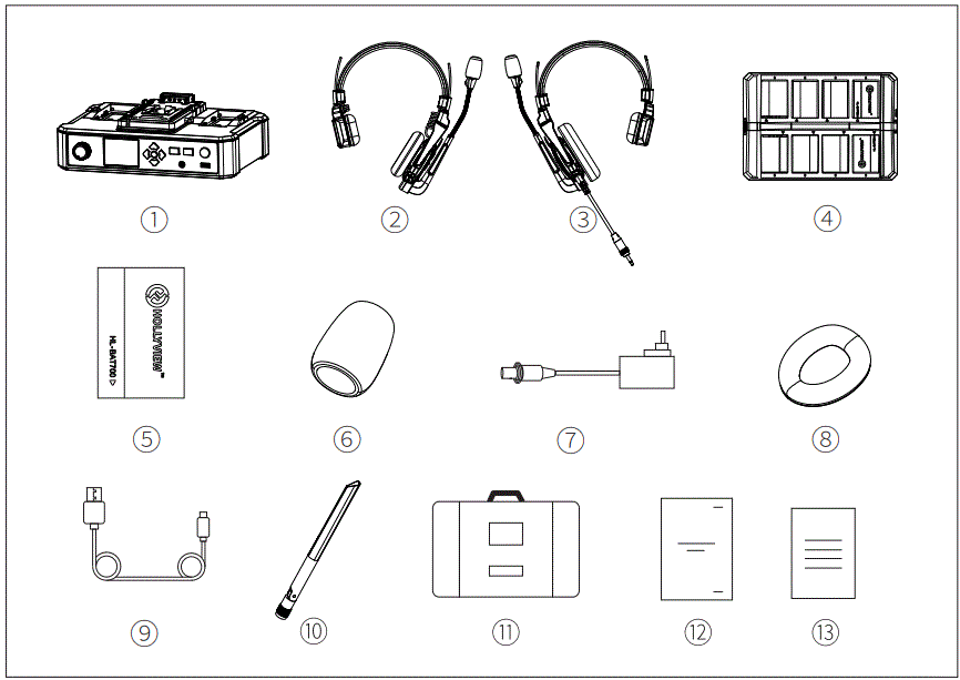 HOLLYLAND-C1-HUB8S-Intercom-Headset-System-fig-1