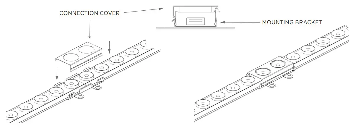 ECOSENSE L09 TROV Flex Connection Covers - e fixtures and out the bottom