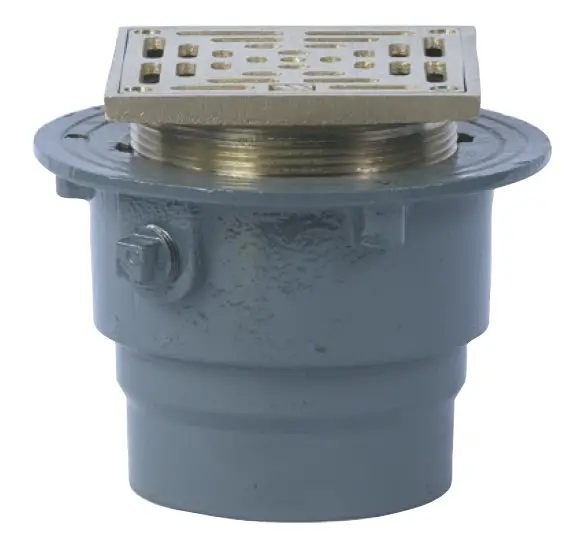 WATTS-FD-200-L-Floor-Drain-with-Square-Heavy-Duty-Strainer-