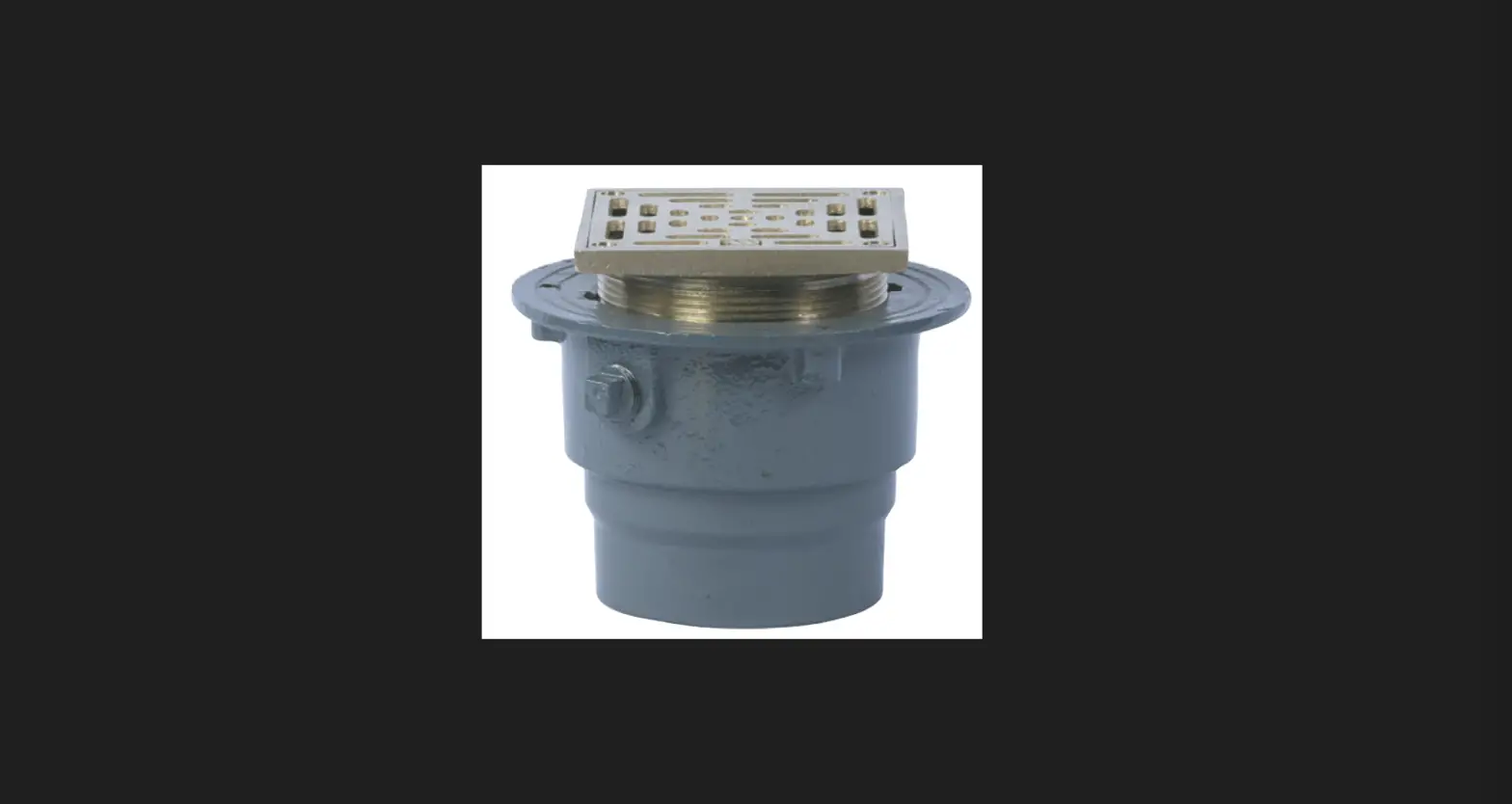 Watts Fd-200-l Floor Drain With Square Heavy Duty Strainer User Manual