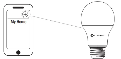 ecosmart 1006931917 Wireless Controlled A19 Smart Bulb - fig 2