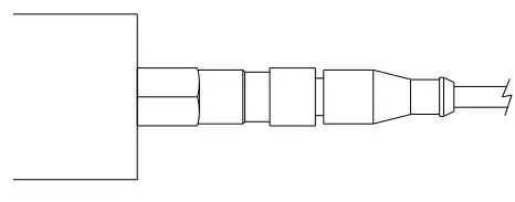 UNI-T UT315A Vibration Tester User Manual - Remove hardware probe to measure