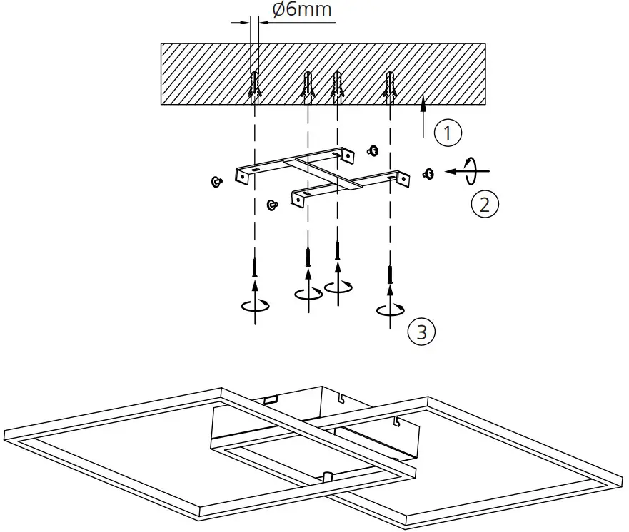 Paul Neuhaus 6429 55 Inigo LED Ceiling Light - Fig 2