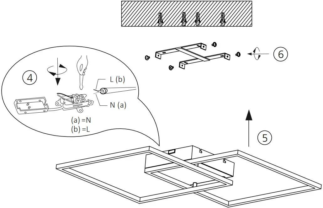 Paul Neuhaus 6429 55 Inigo LED Ceiling Light - Fig 3