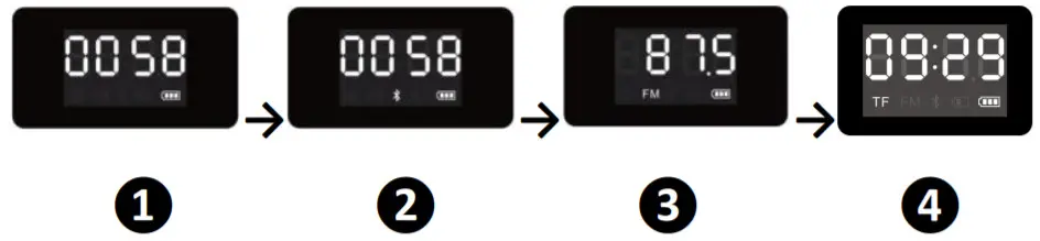 AGPTEK BTS141 - . LED Digital