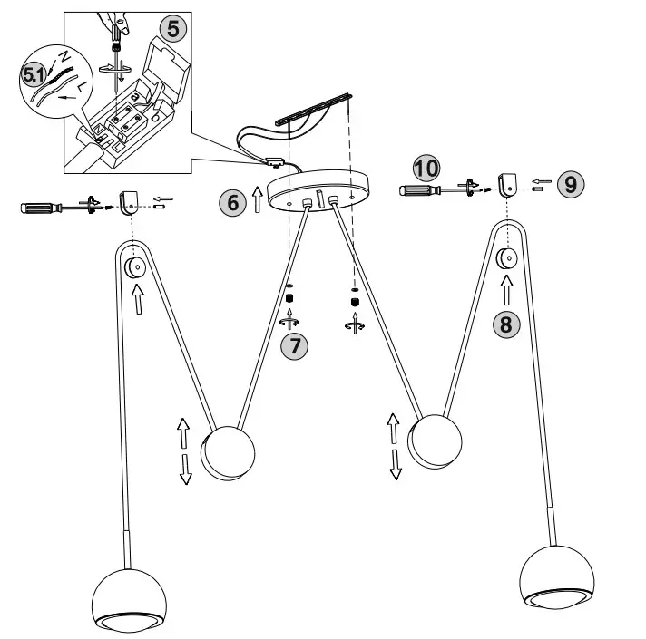 Paul Neuhaus Q-ADAM Pendant Light - Figure 3